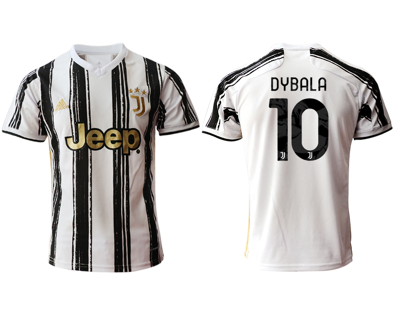 Men 2020-2021 club Juventus home aaa version #10 white Soccer Jerseys1